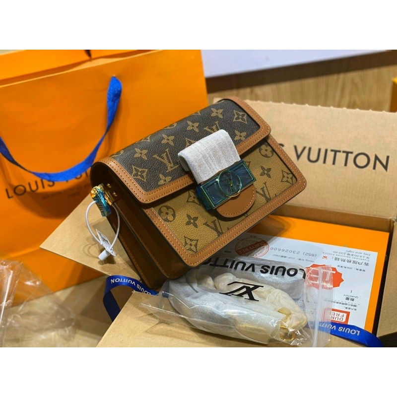 Túi W266-20 LV Dauphine mini full2box nam châm bill ngất ngây
