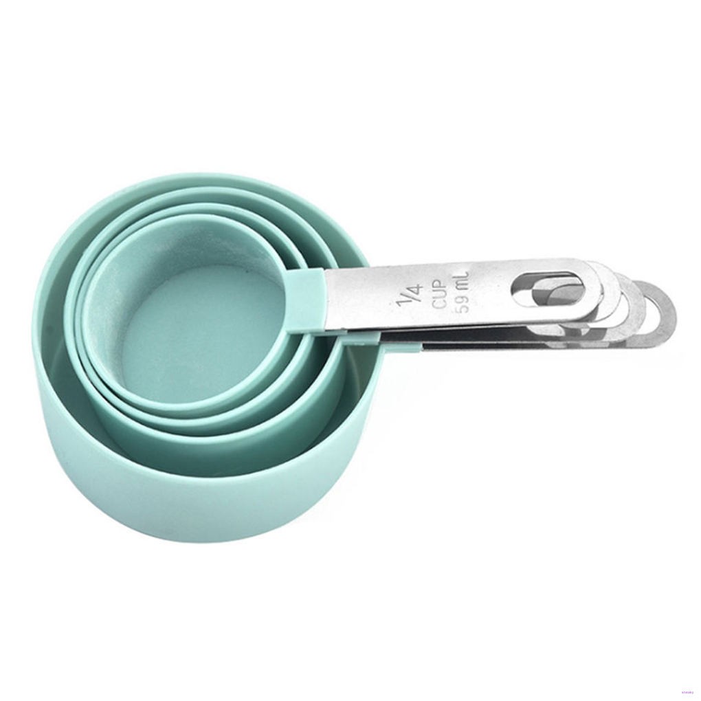 Set 4 Muỗng Đo Lường Bằng Thép Không Gỉ