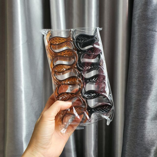 Kẹp tóc càng cua chống gãy 5 răng(Tri ân không lợi nhuận)