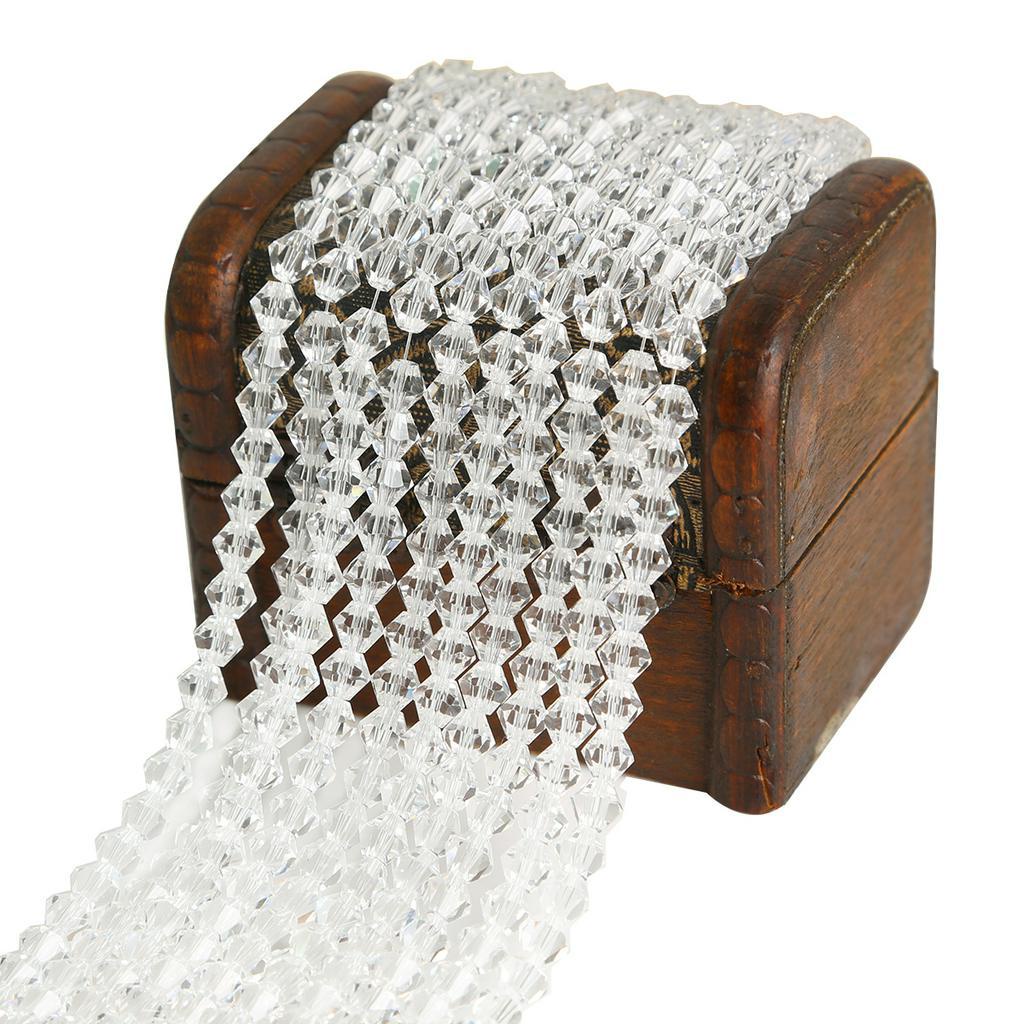 Beadia Bộ 100 Hạt Pha Lê Xỏ Lỗ 4mm Nhiều Màu Sắc Làm Trang Sức Thủ Công