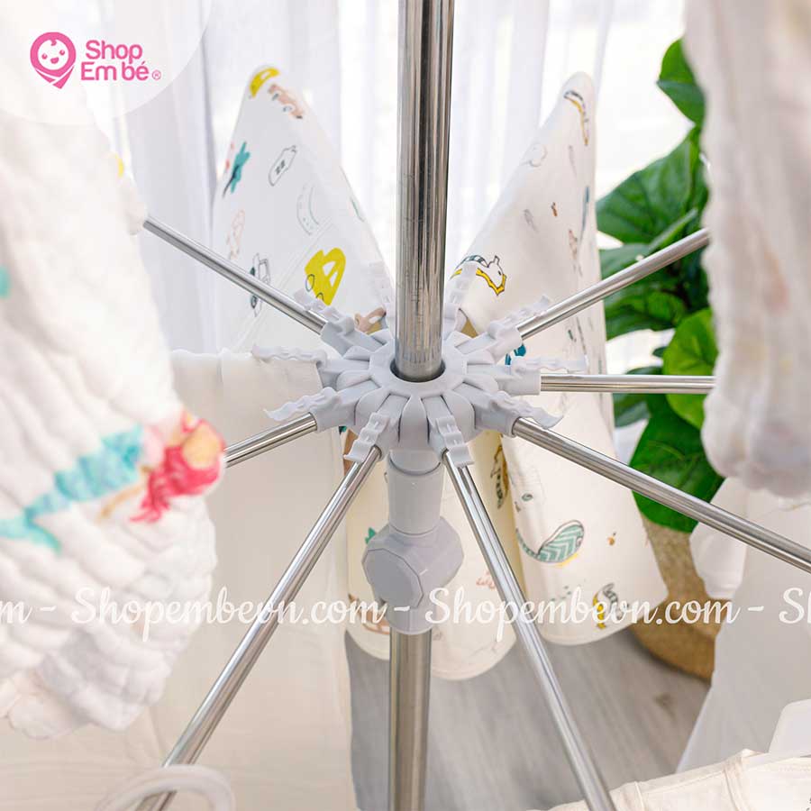 Cây Treo Quần Áo Cho Bé Đa Năng Full Inox