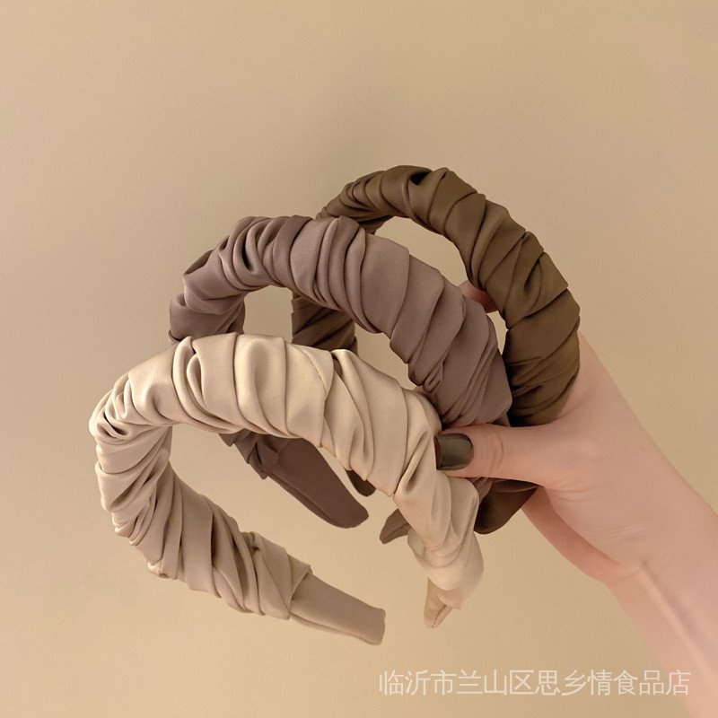 Băng Đô Satin Cao Cấp Gấp Lại Được Phong Cách Mới 2022