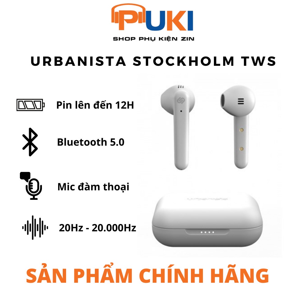 Tai nghe true wireless Urbanista Stockholm - URBANISTA STOCKHOLM TWS | Hàng Chính Hãng |