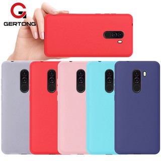 Ốp điện thoại mềm màu trơn lì cho Xiaomi Redmi Note 5 6Pro Mi8 Poco f1 Note 4X