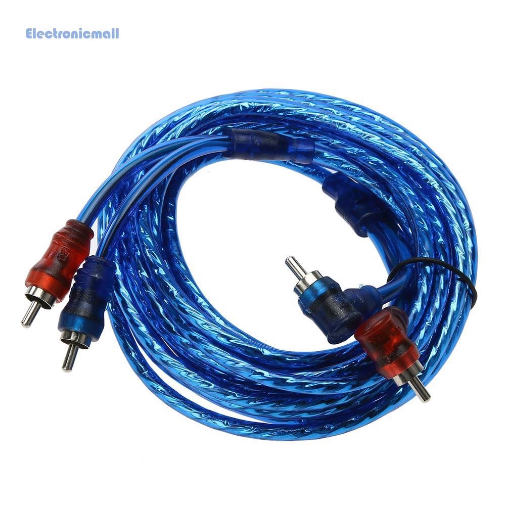 Dây cáp âm thanh chuyển đổi 2 RCA sang 2 RCA dài 5m bằng đồng nguyên chất
