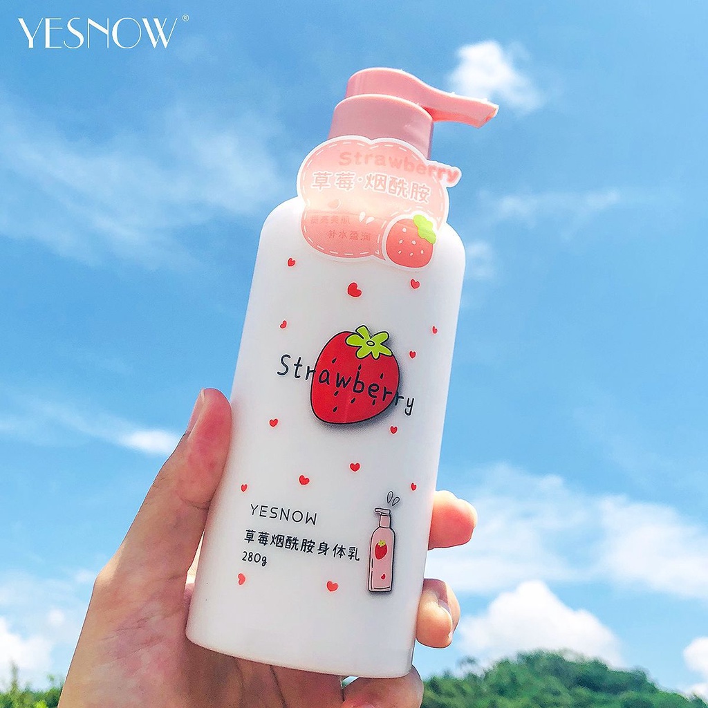 Sữa Dưỡng Thể Hương Trái Cây Tươi Mát Nuôi Dưỡng Và Chăm Sóc Làn Da Lâu Trôi Dạng Nhấn