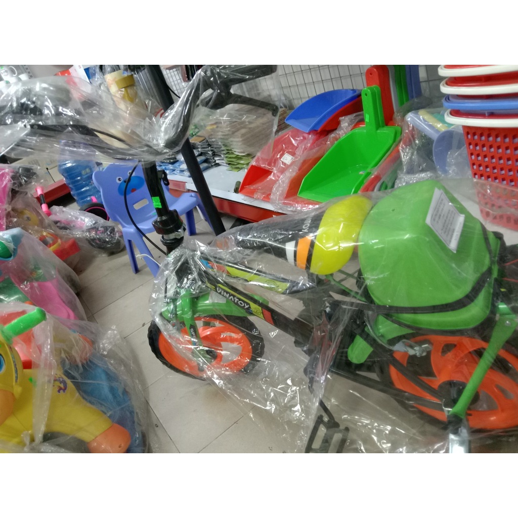 XE ĐẠP TRẺ EM NHỰA CHỢ LỚN 12INĐỦ MẪU MỚI - 466