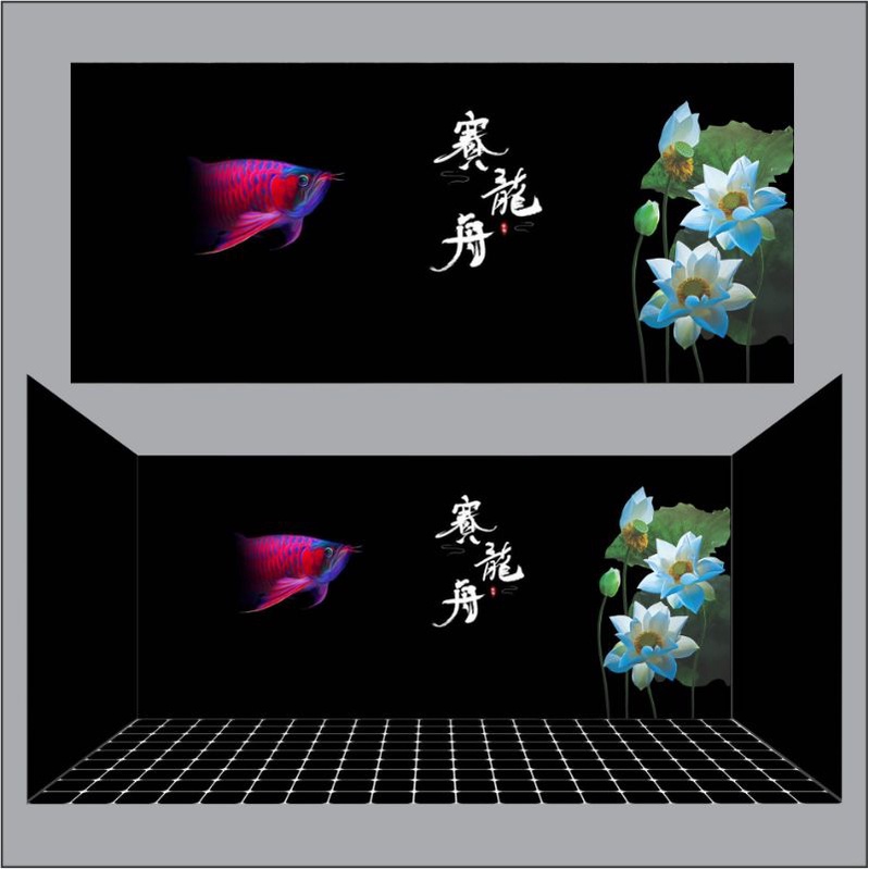 Decal dán hồ cá 3D siêu đẹp _ giá rẻ