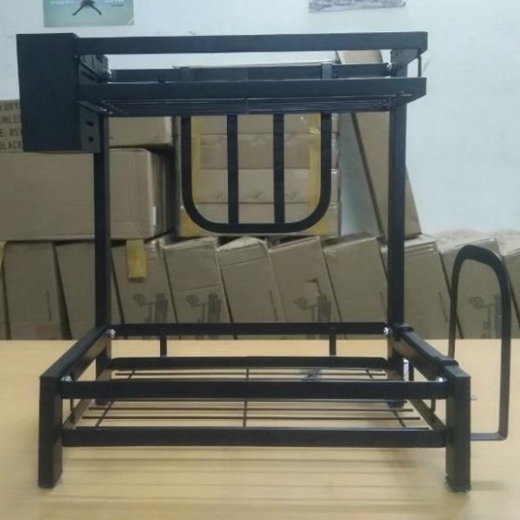 Kệ Đựng Gia Vị 2 Tầng Siêu Tiện Dụng, Phủ Sơn Tĩnh Điện, Kệ Gia Vị Nhà Bếp Inox Đa Năng, Cao Cấp