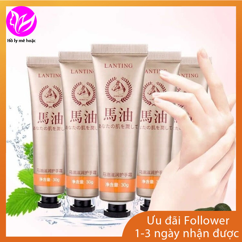 Kem tinh dầu ngựa dưỡng ẩm làm trắng da tay chống lão hóa 30g