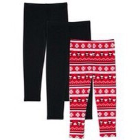 Quần legging bé gái lót nỉ bông jumbing bean lớp ngoài cotton mềm đẹp ấm họa tiết đáng yêu