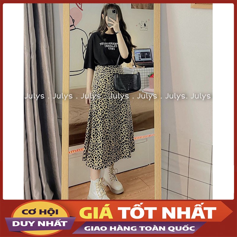 Chân Váy Họa Tiết Da Báo Phom Dáng Siêu Đẹp Chất Bao Đẹp M995-Violet