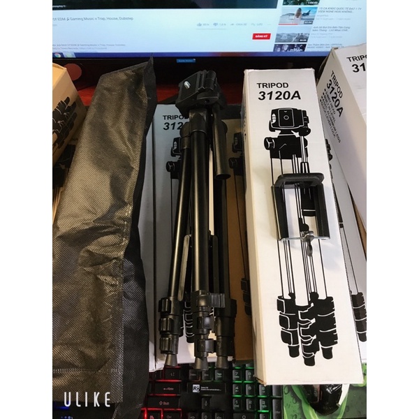 Gậy Tripod 3120 Chụp Ảnh Quay Fiml Giá Rẻ Bảo Hành 3 Tháng