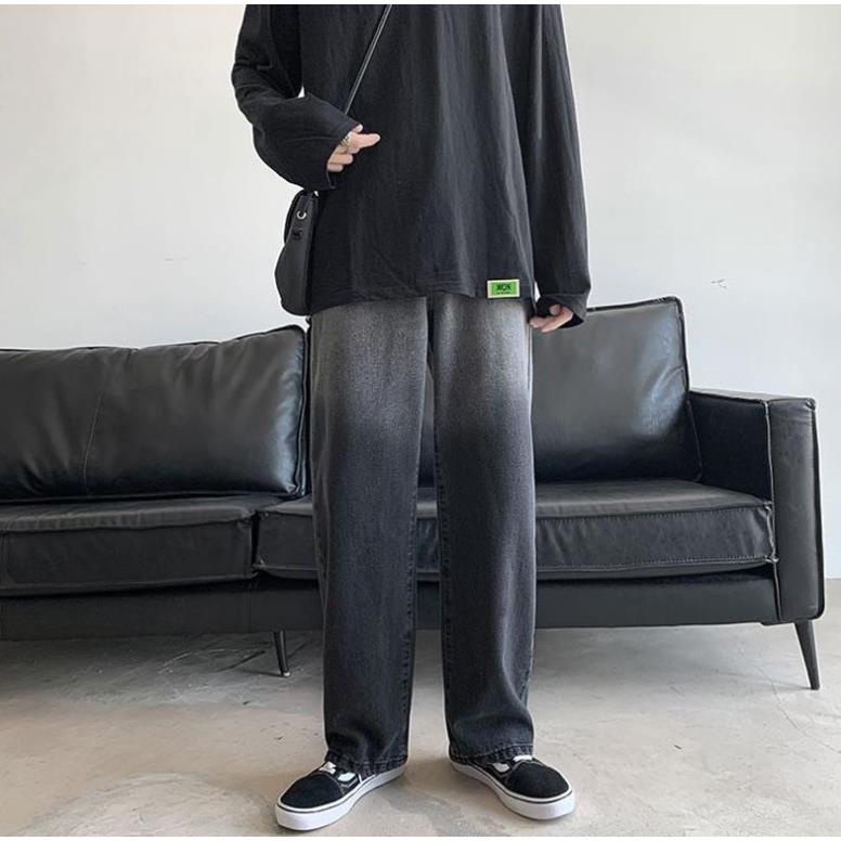 Quần Jean Baggy nam, Jean ống suông rộng,phai màu phong cách street style phong cách Hàn Quốc