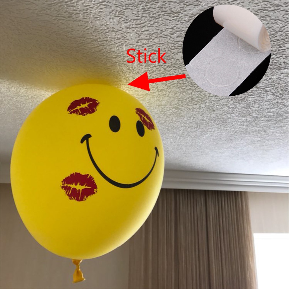 Cuộn 100 Miếng Băng Keo Hai Mặt Dùng Để Dán Bong Bóng Trang Trí Tiệc Cưới/Sinh Nhật