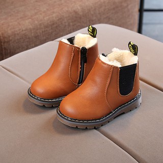 Boots giữ ấm phối lông thú cho bé