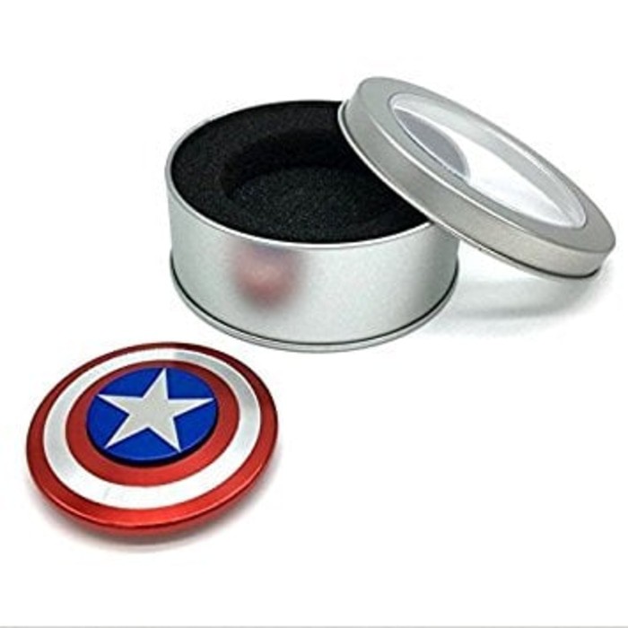 Spinner Mô Hình Nhân Vật Captain America / Iron Man / Lược / Vô Lăng Xe Hơi