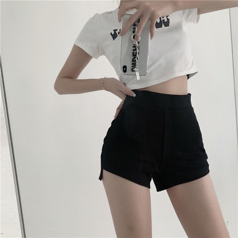Quần Legging Eo Cao Ôm Sát Màu Đen Quần Nhảy sexy cho nữ Hàng Quảng Châu Aimeehouse