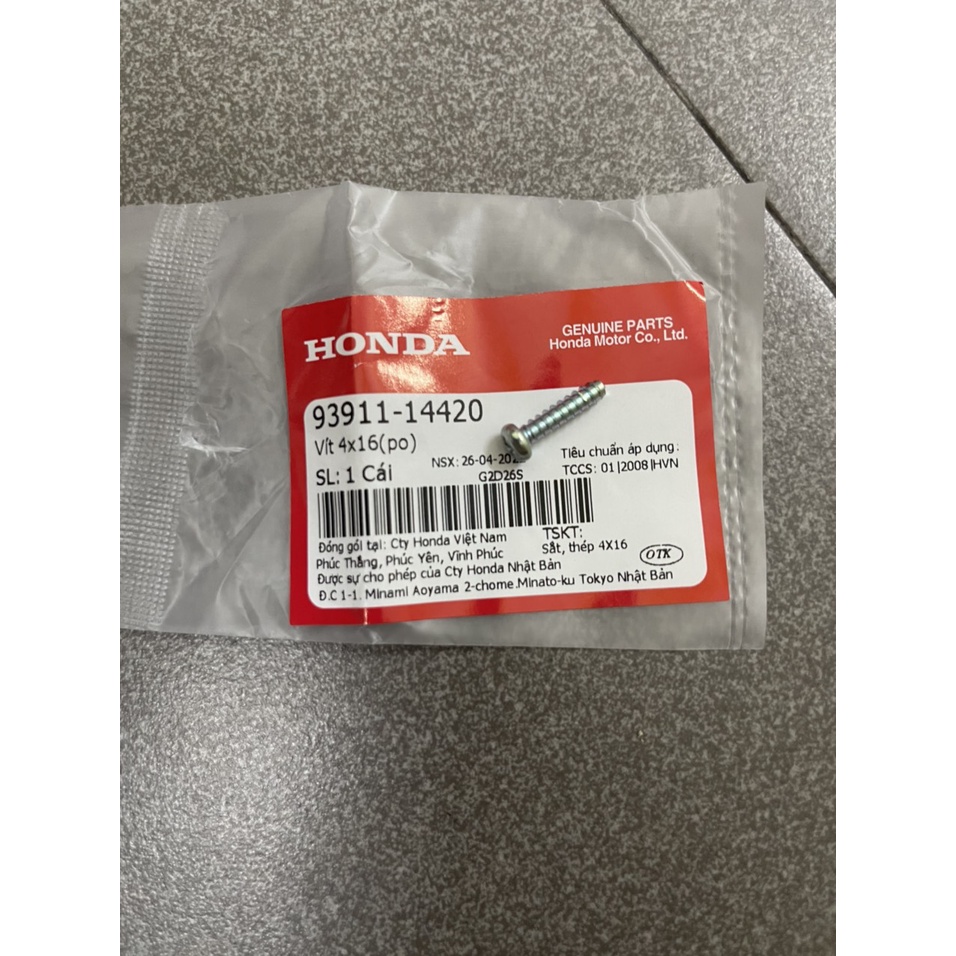 ốc nắp chụp xi nhan trước sau xe future neo hàng chính hãng 9390324580 9391114420