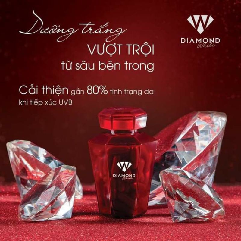 DIAMOND WHITE - Viên Uống Trắng Da Phiên bản Mới 2020💖 Trắng gấp 3 lần Beauty Plus💖 TEM CÀO | BigBuy360 - bigbuy360.vn
