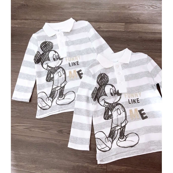 Áo polo mickey bé trai dư xịn