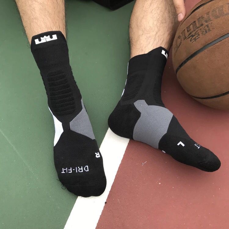 Đôi Vớ Thể Thao Cổ Vừa In Hình nba kobe Thế Hệ Thứ 5 Thời Trang Cho Nam