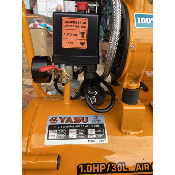 BƠM HƠI 30L YASU KHÔNG DẦU