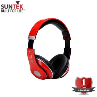 Tai nghe chụp tai không dây bluetooth headphone suntek p15 - bảo hành chính hãng 12 tháng