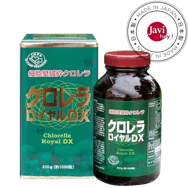 Tảo lục hoàng gia Chlorella Royal DX Nhật Bản 1550 viên [chính hãng]