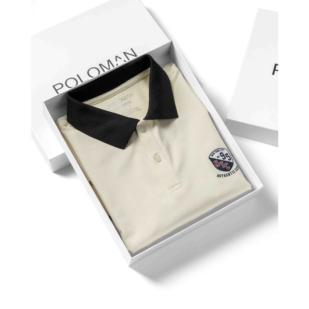 Áo Polo nam cổ bẻ KITA vải cá sấu Cotton xuất xịn  ,chuẩn form , sang trọng-lịch lãm - POLOMAN | BigBuy360 - bigbuy360.vn