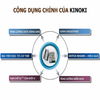 combo 10 miếng dán thải độc chân kinoki