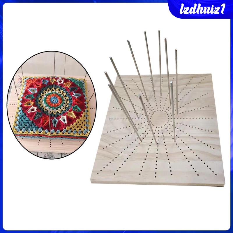 Bảng Chặn Đan Len Với 10 Ghim Siêu Bền Tiện Dụng