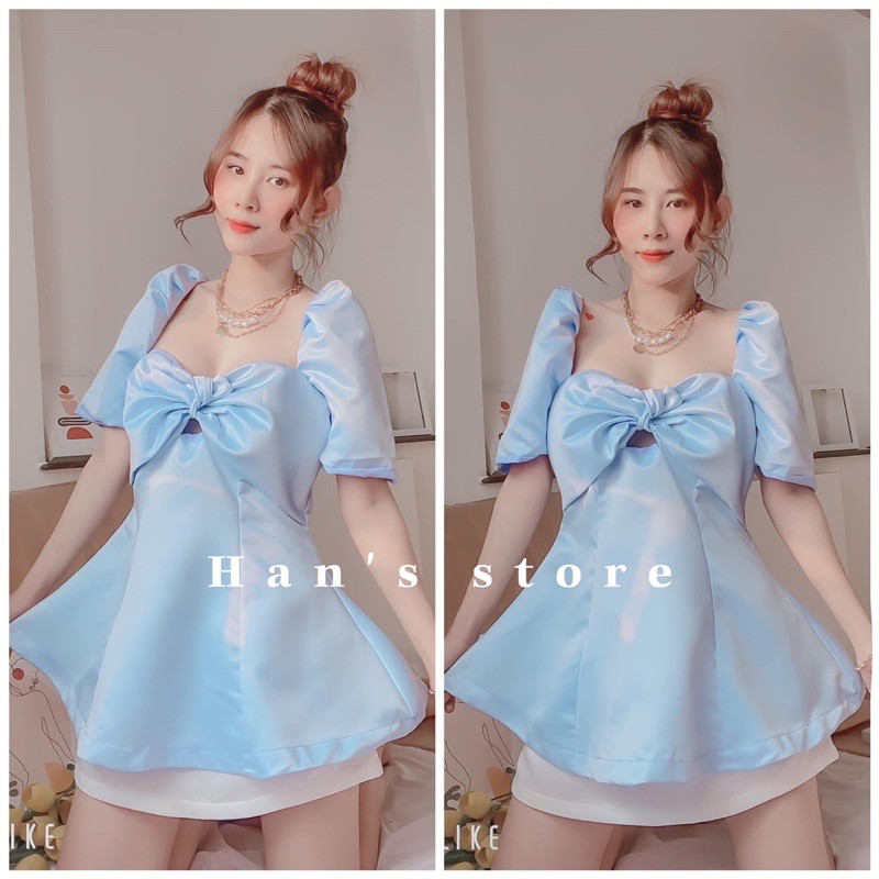 ÁO NƠ CỘT XINH XẮN (Ảnh Thật)