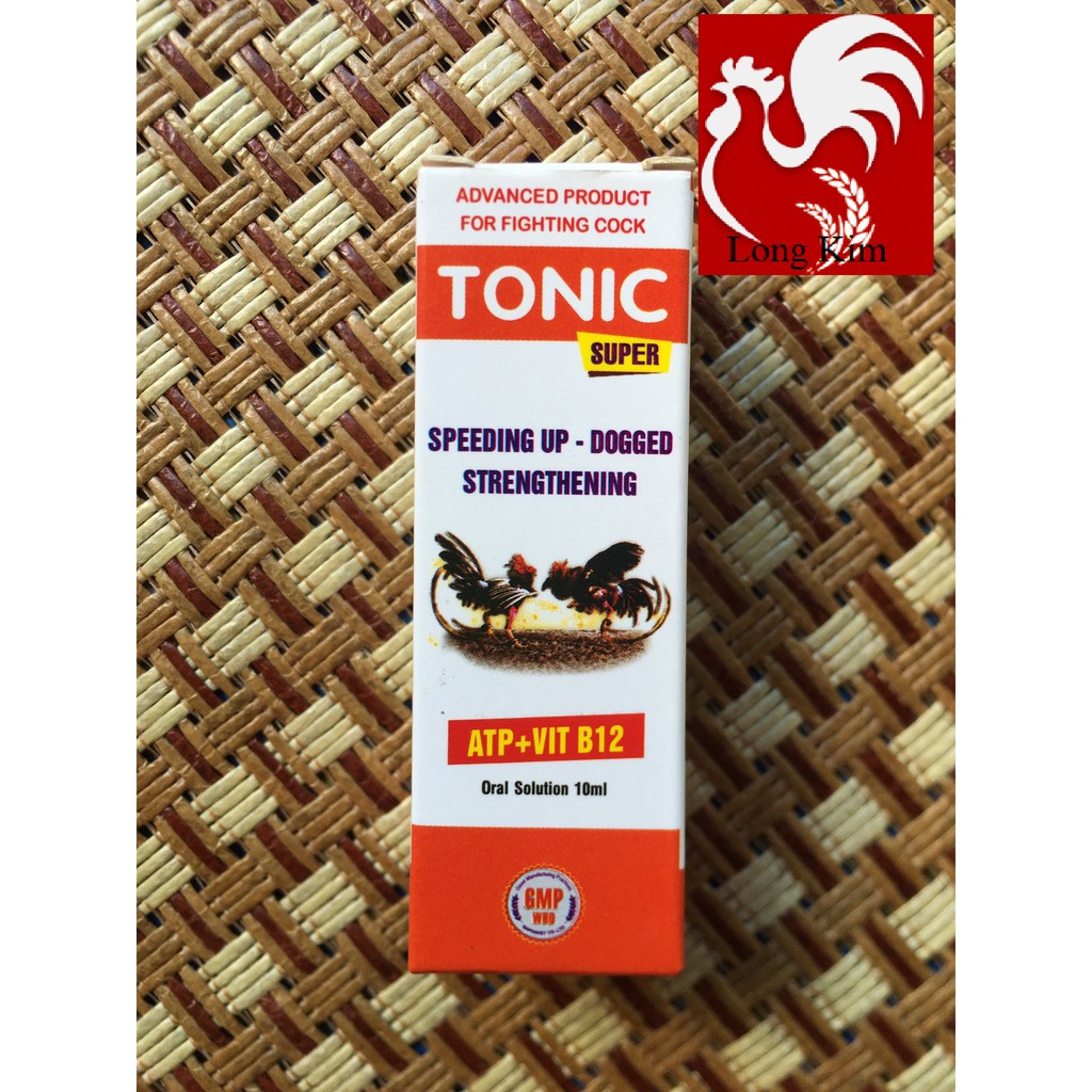 Tăng lực Tonic 10ml Gà đá Tăng tốc, tăng bo, tăng lỳ, Chim căng lửa bền sức