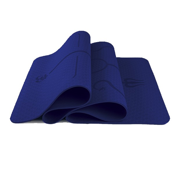 Thảm tập yoga tpe định tuyến yogalink 6mm 2 lớp kèm túi đựng thảm kích thước lớn Sportslink