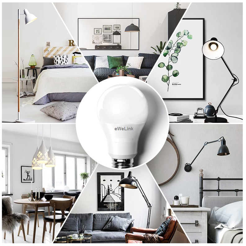 Bộ 3 Bóng Đèn LED 15W Trơn eWeLink