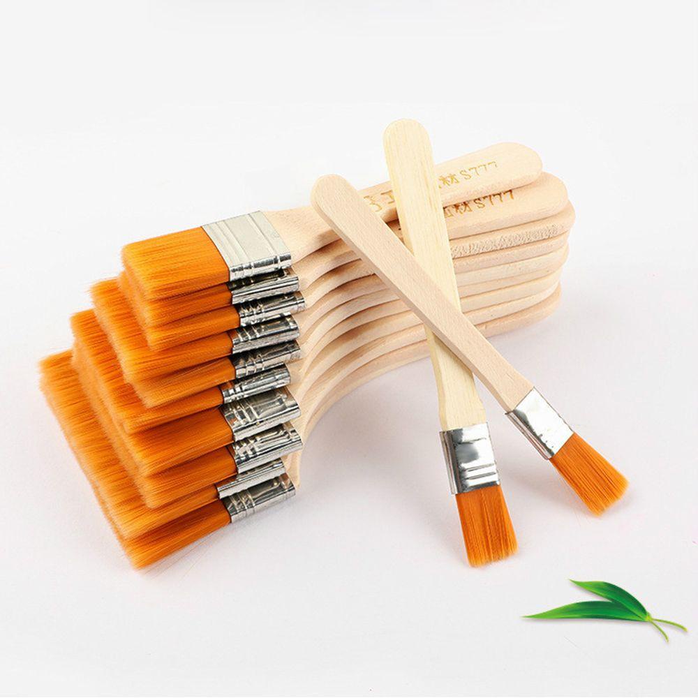 JANE Cọ Nylon Tay Cầm Gỗ Phủi Bụi Cho Đồ Nướng Bbq Đa Năng