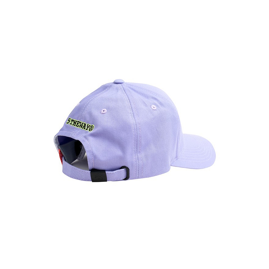 5THEWAY® /stroke/ BIG LOGO BASEBALL CAP™ in PASTEL LILAC aka Nón Lưỡi Trai Tím.