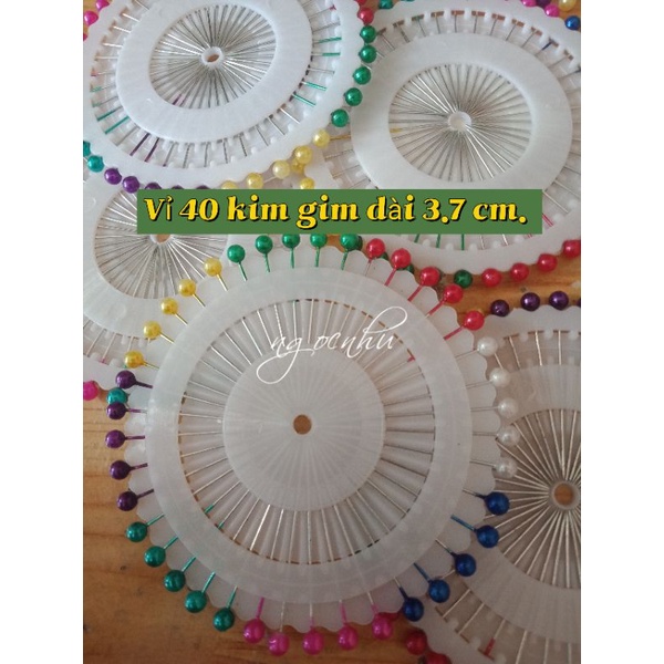 Kim gim vải. Vỉ 40 kim.