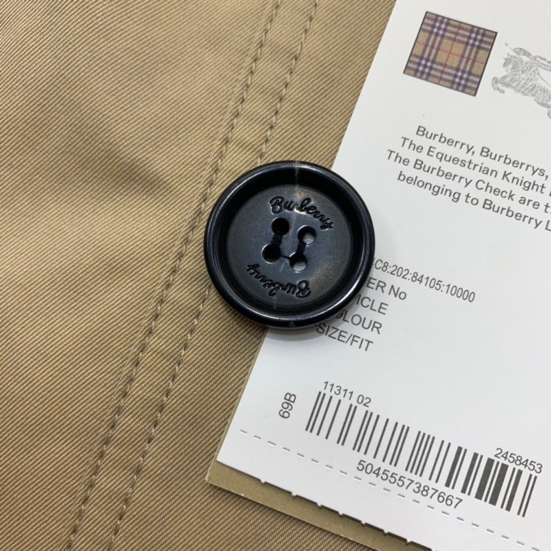 Áo khoác mang to dáng dài vừa thương hiệu Burberry BBR cao cấp