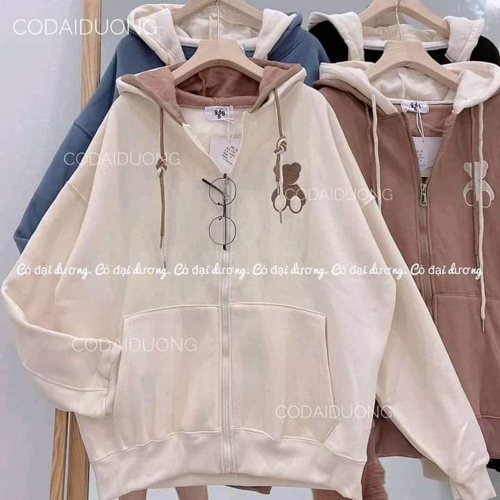 Áo khoác áo hoodies zip nỉ bông khoá kéo ullzang 3 màu | BigBuy360 - bigbuy360.vn