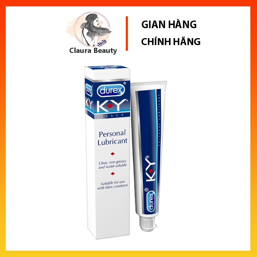 [ CHÍNH HÃNG ] - Gel bôi trơn gốc nước KY, siêu an toàn, hiệu quả, nhập khẩu -  tuýt (42/82 ) gram Claura