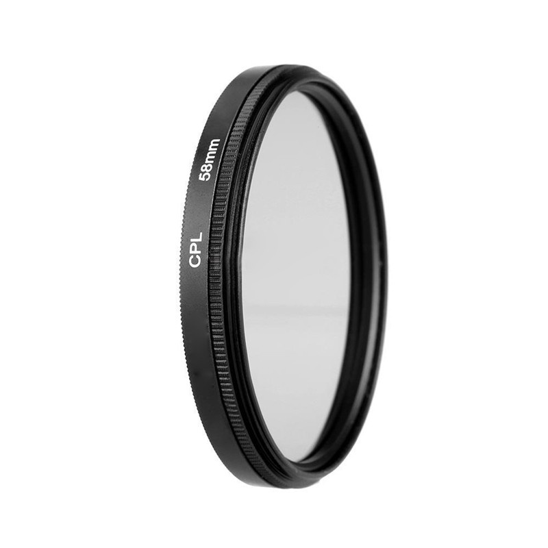 58mm CPL Circular Polarizer Polarizing Glass Filter for Canon Nikon