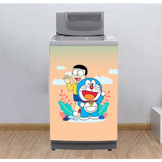Decal dán máy giặt - Doremon 07