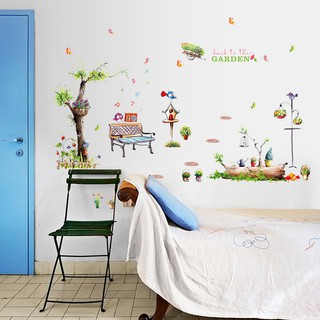 Decal Dán Tường Khu Vườn Cây