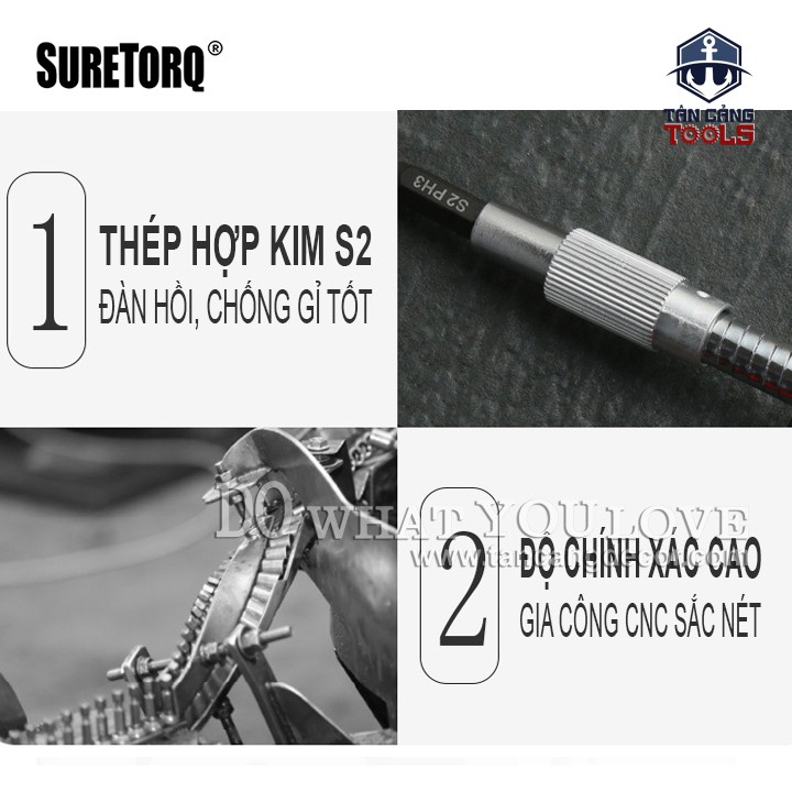 Dây Bắt Vít Góc 200mm SURETORQ 1768-0101