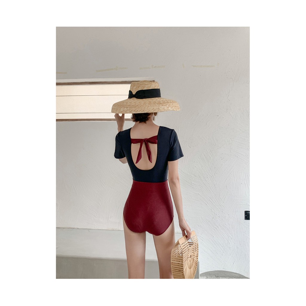 [Hàng Order] Bộ bơi liền nữ che bụng nâng ngực tôn dáng AT11 bikini đi biển | BigBuy360 - bigbuy360.vn