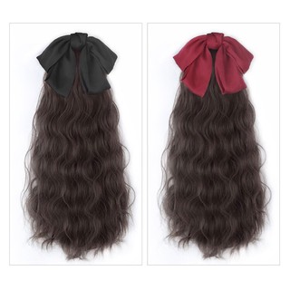 tóc giả cột 😍FREESHIP😍 cột xù lửng + nơ lụa