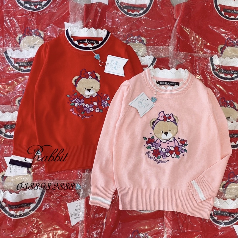 Áo len Teenie hoạ tiết gấu