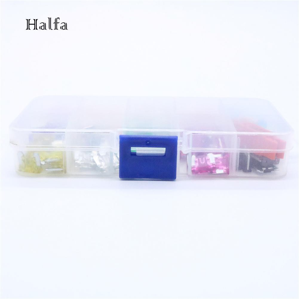 Hl HL HL HL☆Set 100 Cầu Chì Mini Cho Xe Hơi, Xe Tải